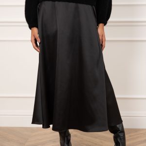 Lina A-Line Skirt (Black)