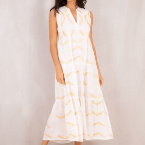 Athena Maxi Dress (White)